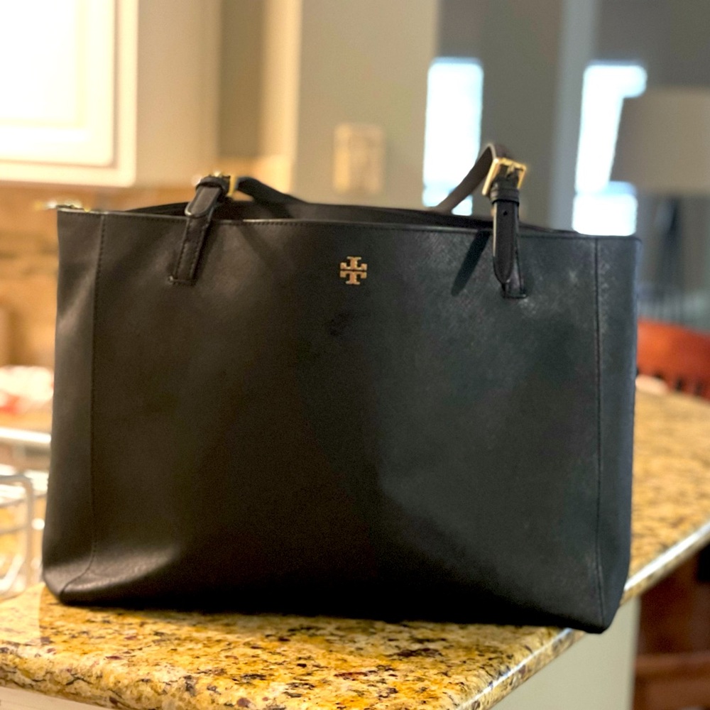 Large Tory Burch tote/shoulder bag in black